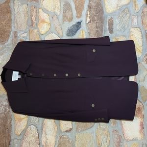 Valerie Stevens pure New wool long blazer